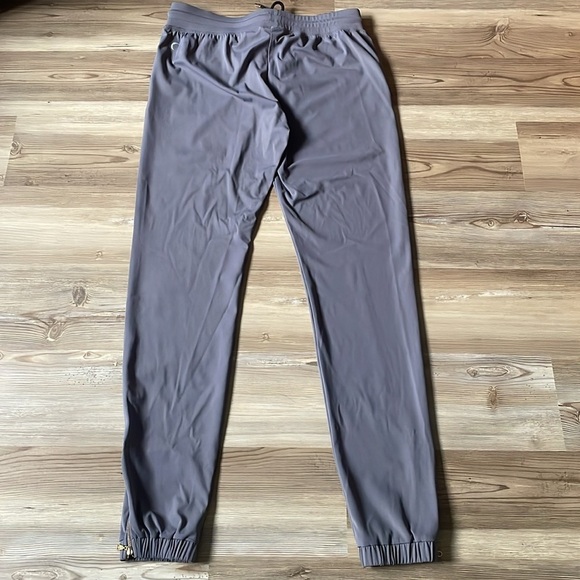 Zyia Active Peak Zipper Jogger Size S Gray Ankle-Zip Activewear Pant Athleisure - Picture 12 of 14